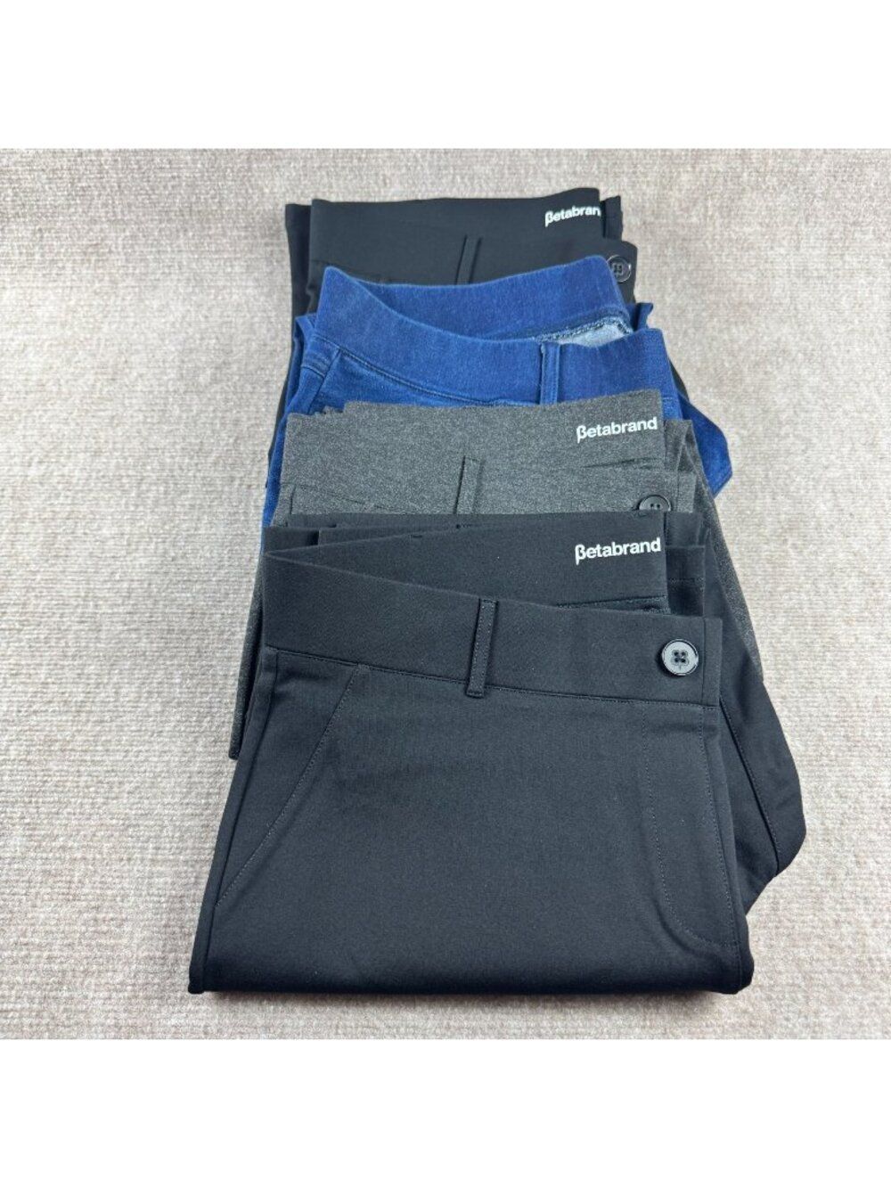 Betabrand 4 Pair Lot 2X Dress Pant Yoga Pants Skinny Jeans Bootcut Stretchy